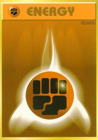 Fighting Energy Pokemon card