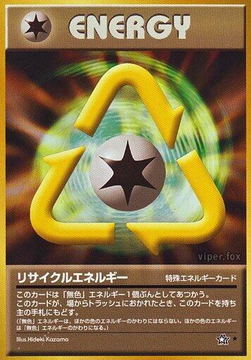 Recycle Energy Pokemon card