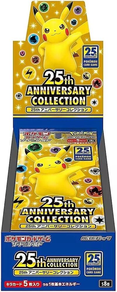 25th Anniversary Collection Booster Box Pokemon card – S8a: 25th Anniversary Collection