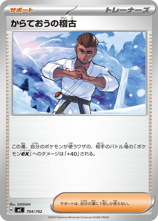 Black Belt's Training Pokemon card –  704/742