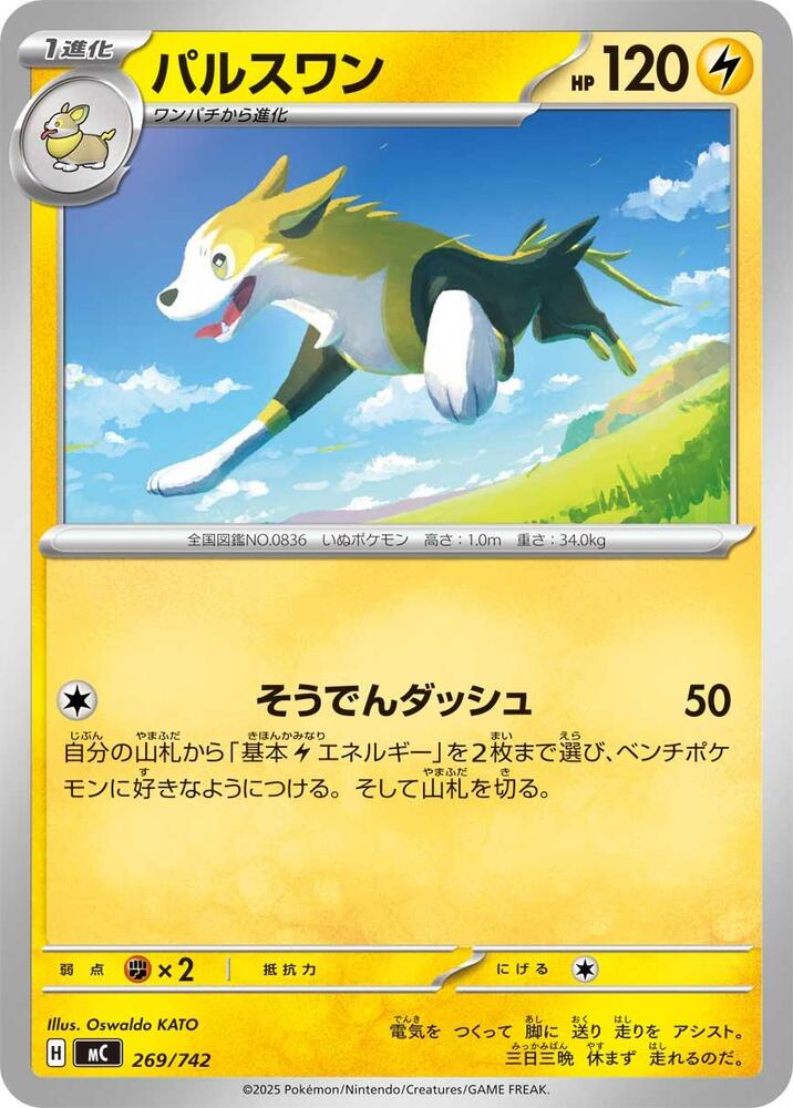 Boltund Pokemon card –  269/742