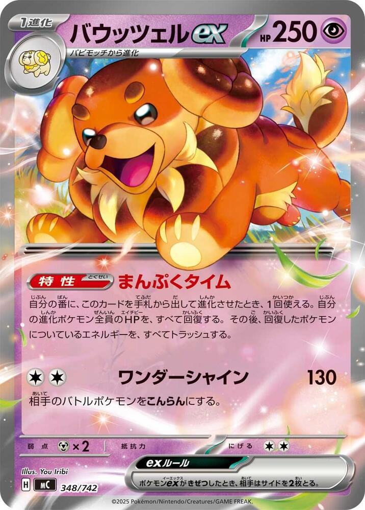 Dachsbun ex Pokemon card –  348/742