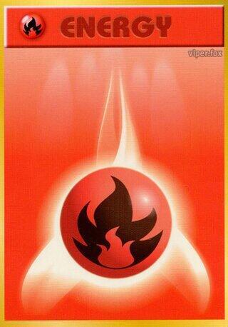 Fire Energy Pokemon card