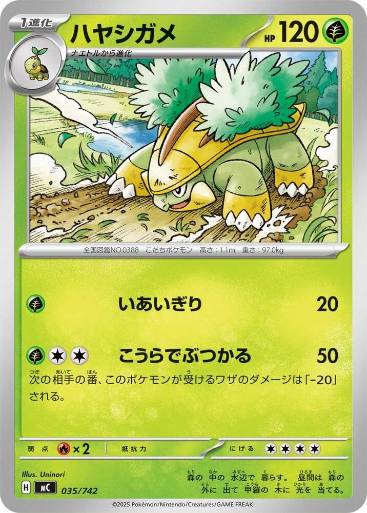 Grotle Pokemon card –  035/742