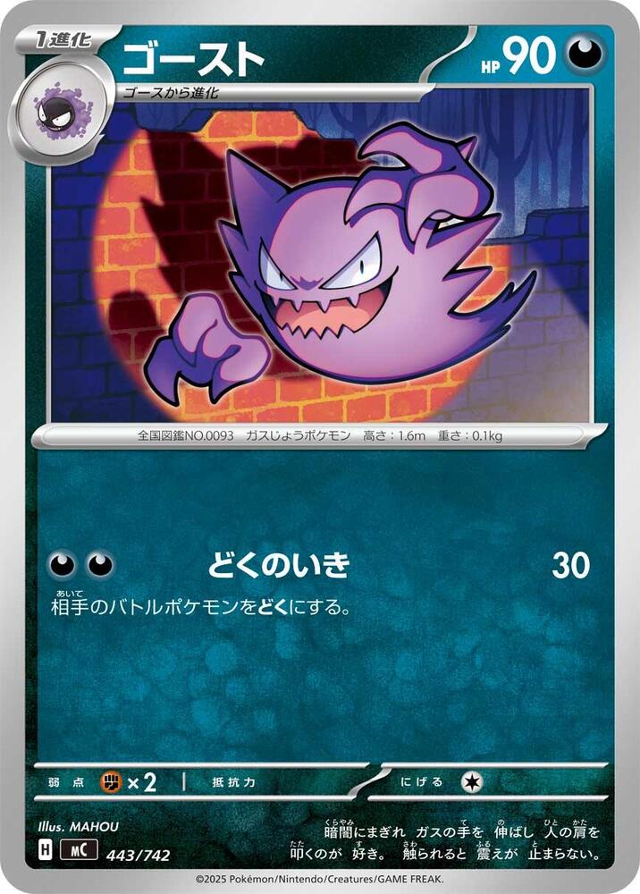 Haunter Pokemon card –  443/742