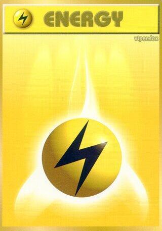 Lightning Energy Pokemon card