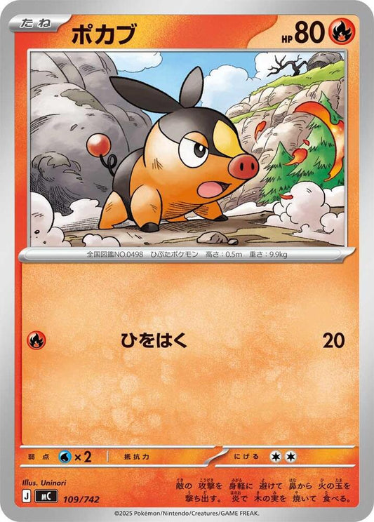 Tepig Pokemon card –  109/742