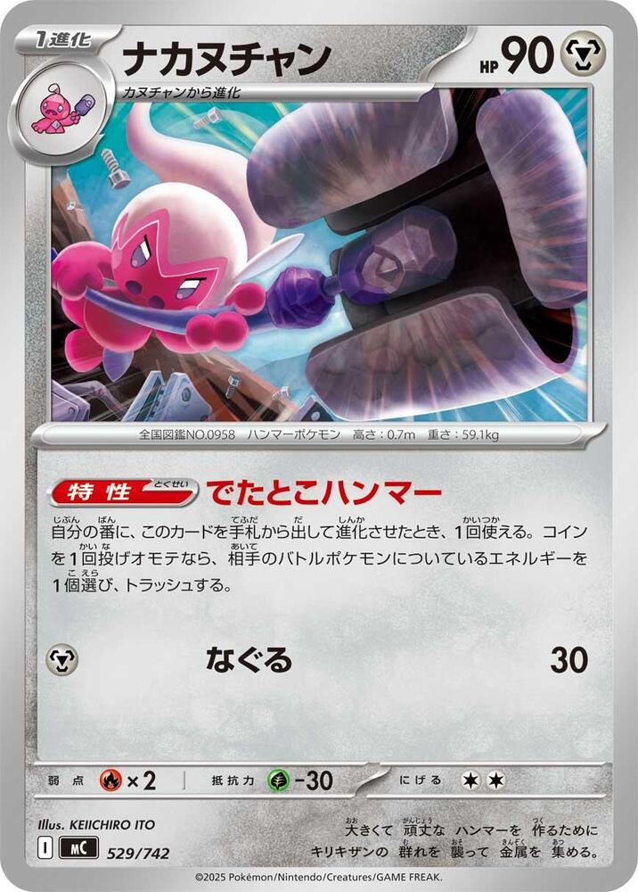 Tinkatuff Pokemon card –  529/742
