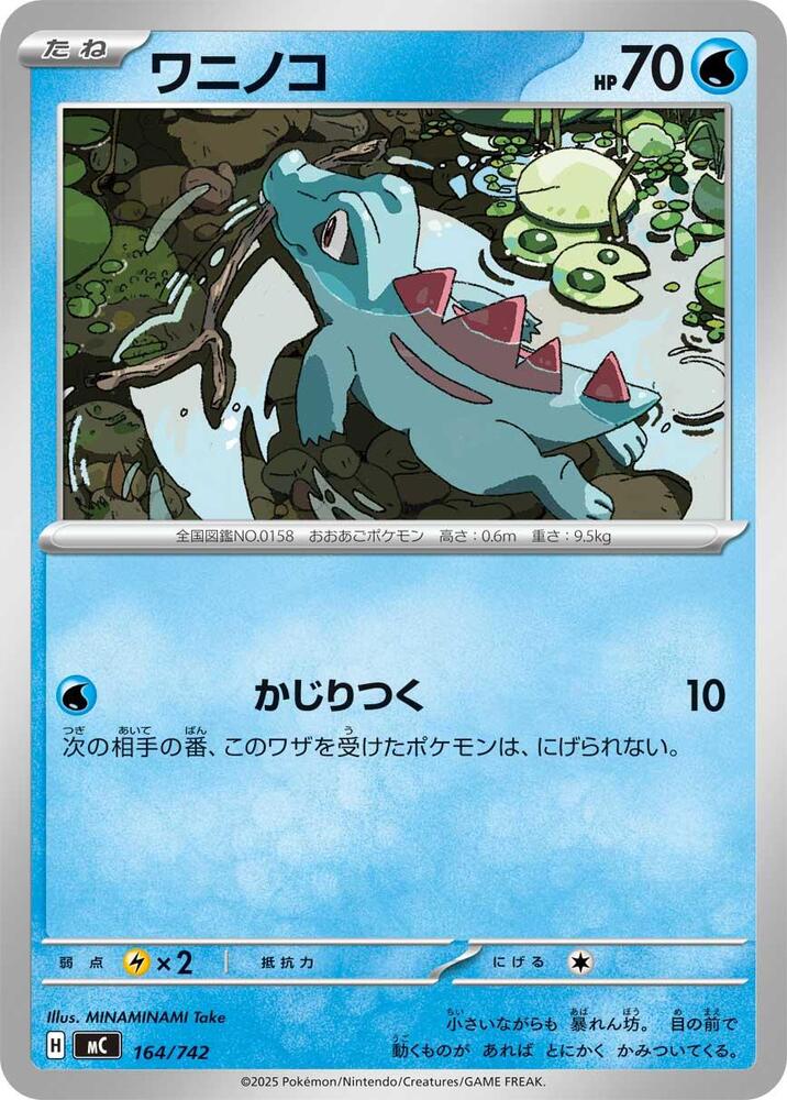 Totodile Pokemon card –  164/742