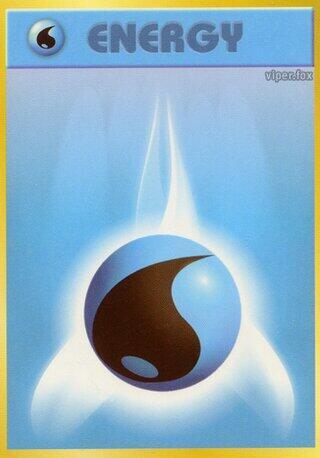 Water Energy Pokemon card